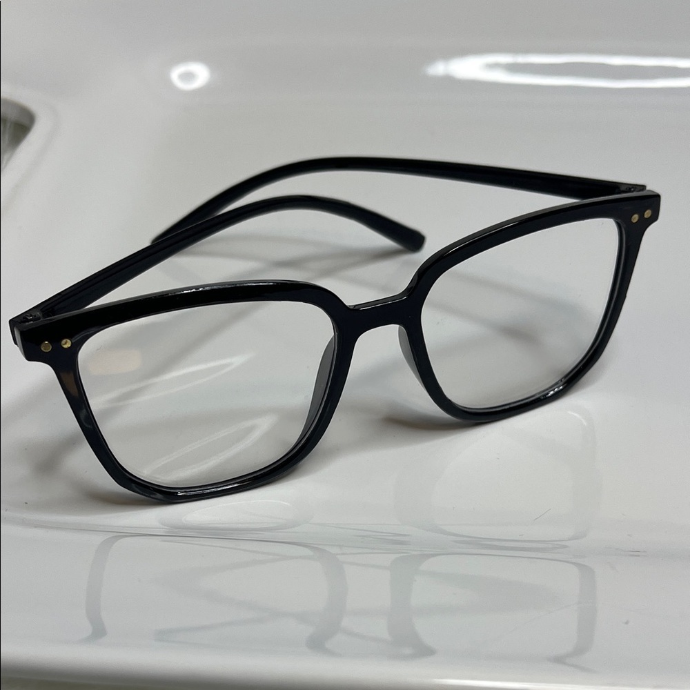 Elegant Black Blue Light blocking Eyeglasses Frame